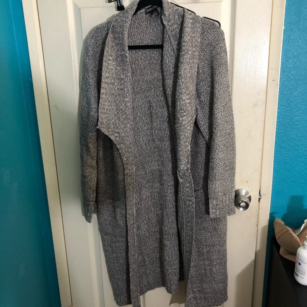 Gray Cardigan